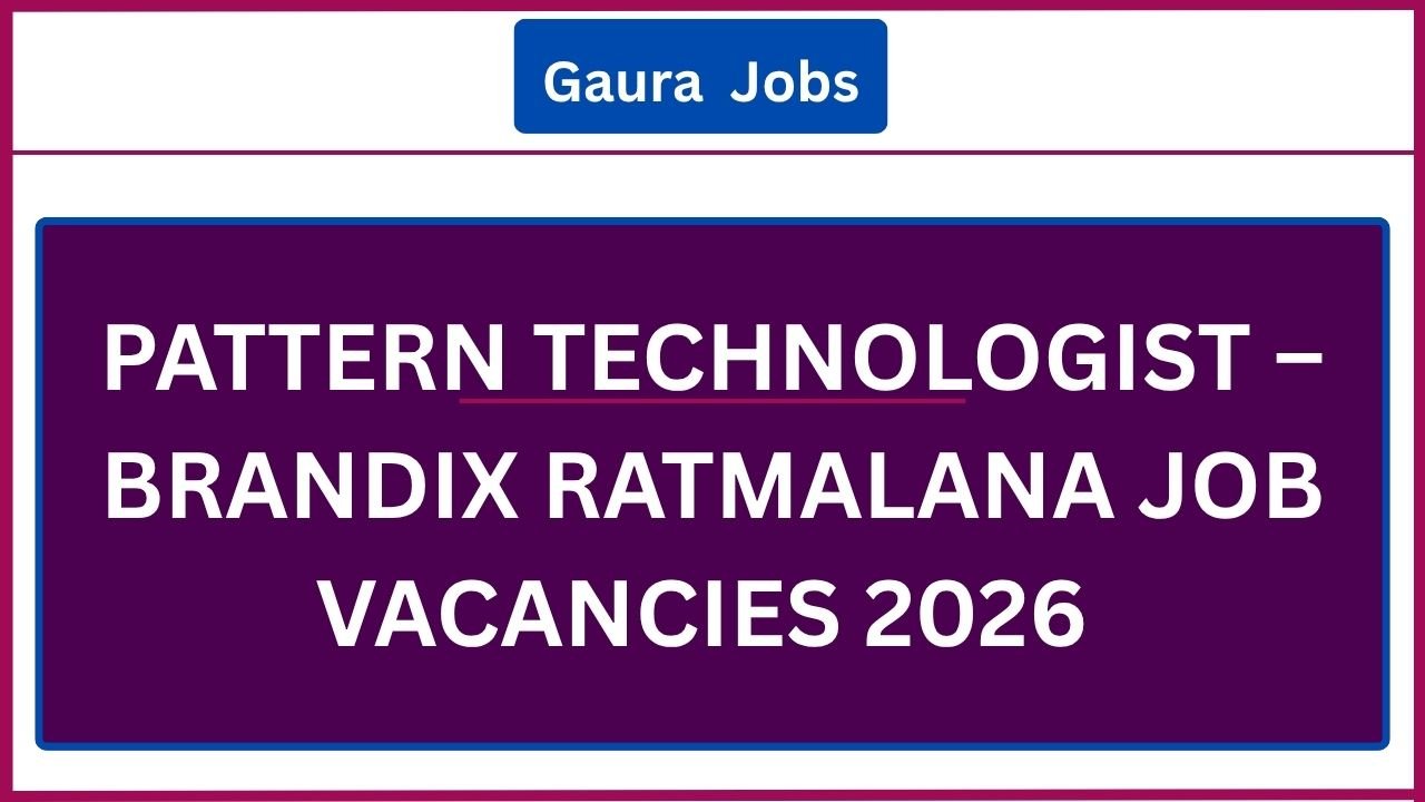 Pattern Technologist – Brandix Ratmalana Job Vacancies 2026